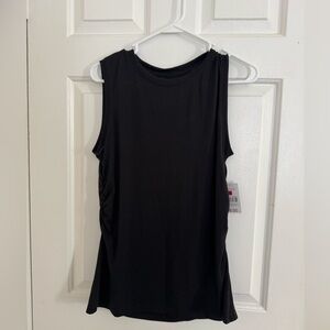 Pro Player Plus size 1X cinch side muscle tank black . NWT